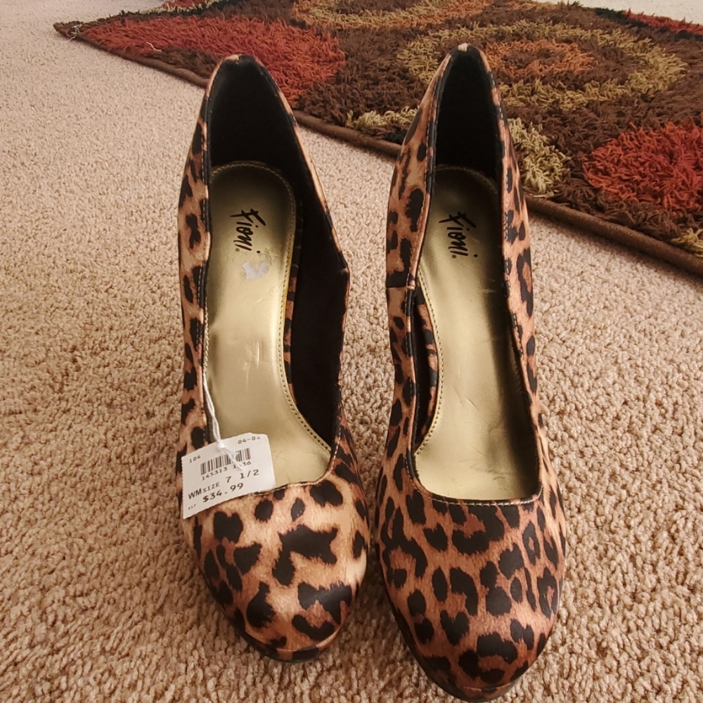 Leopard Heels